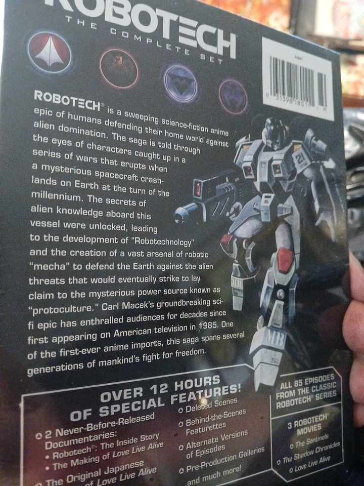 Robotech • The Complete Set 20x DVD Collection Macross Saga ‘85-13 NEW Hypestick - Image 3 of 3
