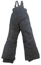 SwissTech Youth Snow Bibs Size M 8 Insulated Ski Snow Pants Black Waterproof