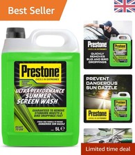 5L Anti-Streak Screen Wash - Quick-Drying Citrus Formula for -Round Clarity 2.40 per litre