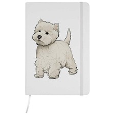 'Westie Dog' A5 Ruled Notebooks / Notepads NB029911
