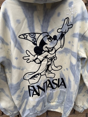 Mens Butter Goods Disney Hoodie Sight & Sound BNWT Fantasia Size S Tie Dye Skate - Foto 7 di 8