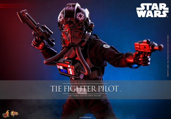 Star Wars Movie Masterpiece TIE Fighter Pilot HOT Toys 1/6 - 30Cm-image
