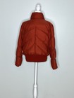 Pepe Jeans Womens Orange Goose Puffer Jacket To The Waist Elastic Size M — photo 3