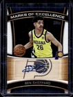 2025-26 Topps Ben Sheppard Marks of Excellence Auto Autograph #ME-BS Pacers