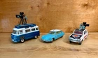 Vintage Corgi Toys Lot, Commer Samuleson Van Citroen DS19 Renault Tour De France