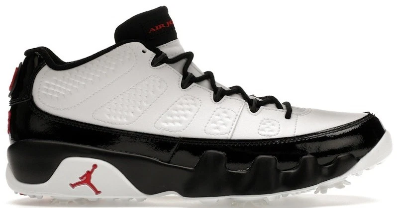 Jordan 9 Golf Low White Black True Red
