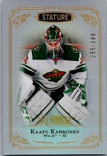 2019-20 Upper Deck Stature Rookies /399 Kaapo Kahkonen #110 Rookie RC