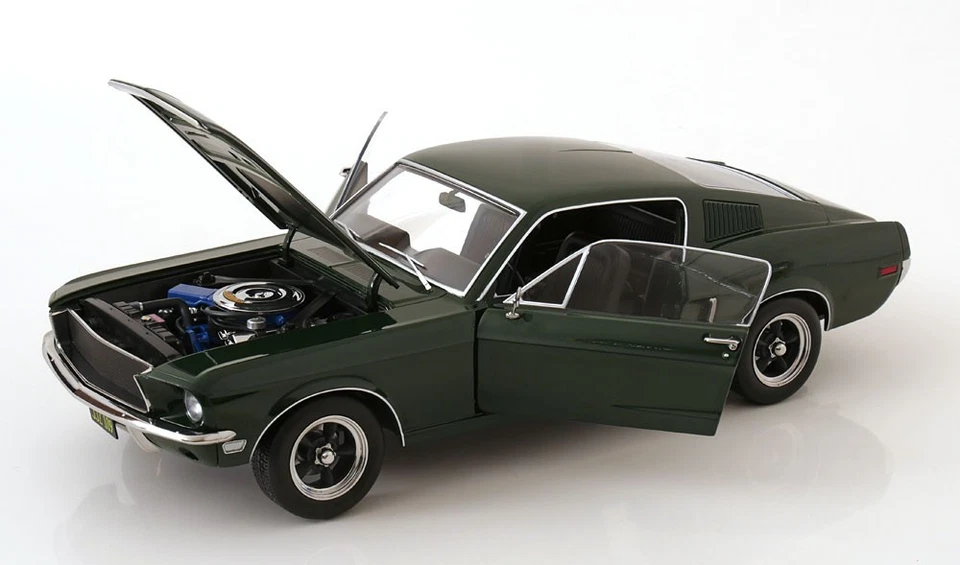KK Scale 1:12 FORD MUSTANG GT FASTBACK DARK GREEN 1968 "BULLITT" - KKDC120221 - Immagine 3 di 4
