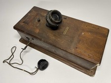 Antique Western Electric Wood Wall Telephone Box As-is For Repair Restoration