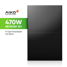 AIKO 470W A-MCE54Db Neostar 3S+54  ABC Full Black Glas-Glas