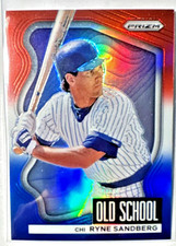2022 Panini Prizm - Old School Ryne Sandberg #OS-4 Red White & Blue Prizm