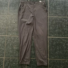 Vuori Fleet Jogger Pant Men Large Elastic Waist Athleisure Black Stretch