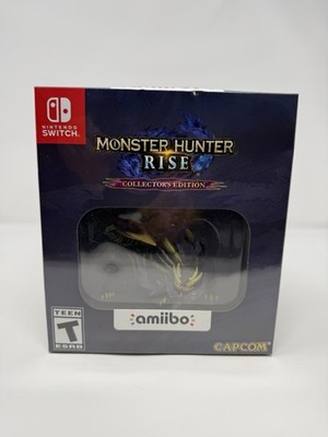 Monster Hunter Rise Collector's Edition Nintendo Switch Physical Game & Amiibo
