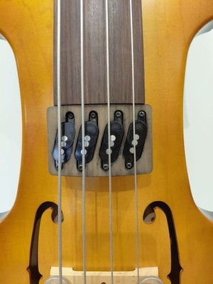 Upright Bass Guitar Aria Custom Shop SWB Beta Sunburst Semi Hollow