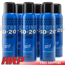 Spartan SD-20 Multipurpose Degreaser Pack of 6 18 oz Cans