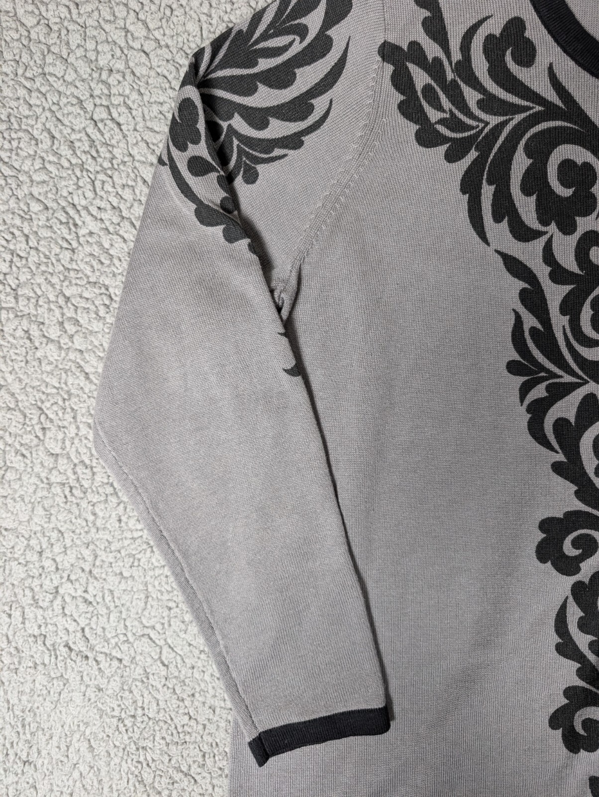 Bob Mackie Wearable Art Top Button Cardigan Women… - image 6