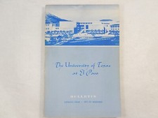Catalog Bulletin: The University of Texas at El Paso 1971-72 Sessions, Paperback