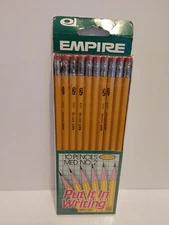 Vintage EMPIRE BEROL Pencils 10 Pack ~ H.B. No. 2 Pencil Dozen ~ Made in USA