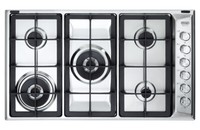 De Longhi PLI59DGH Ebene Kochen Rutenauflage Inox 86 Cm 5 Feuer