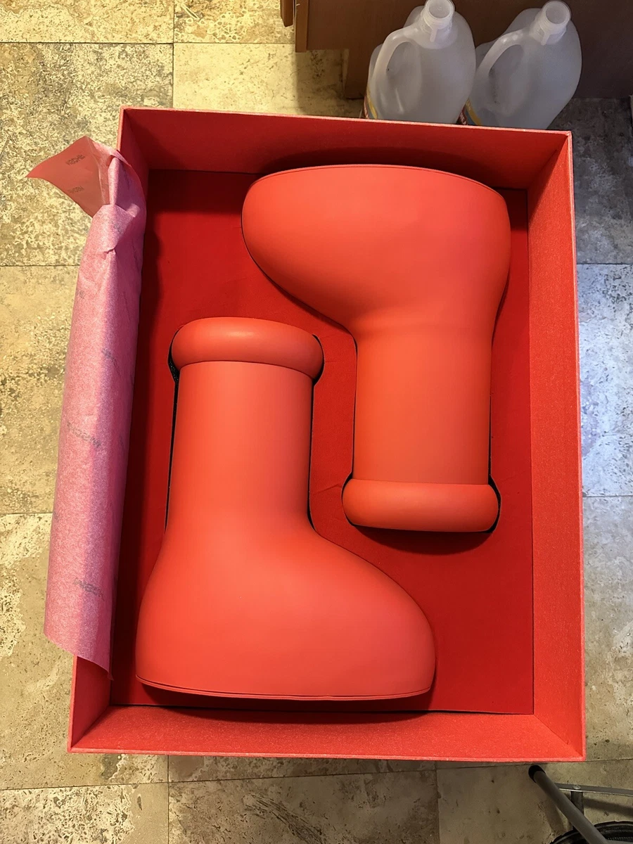 MSCHF Big Red Boots BRB-(BRB09) - Size 9 - AUTHENTIC - Big Red Boot - Astro Boy