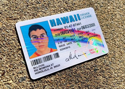 🌈🤓 McLovin ID CARD Movie Superbad Mc Lovin with "HOLOGRAM" 🌈🤓 - Picture 13 of 17