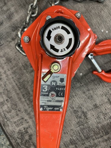 Tiger Lifting UK 3 Ton Professional Lever Chain Hoist 3 Ton x 10' Lift USED - Picture 5 of 5