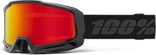 100% OKAN HiPER PREMIUM PROTECTIVE SKI SNOW GOGGLES ULTRA HD ANTI-FOG BLACK/RED