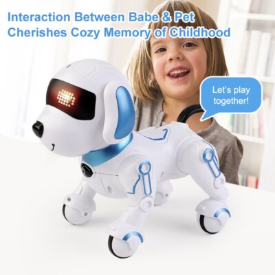 RC Smart Pet Hund Sing Stunt Hund Fernbedienung Roboter Hund elektronisches Haustier UK-Bestand