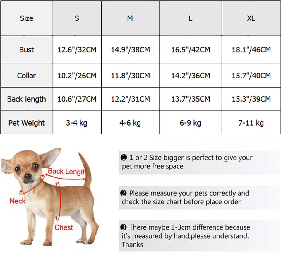 UK Warm Pet Dog Coats Jacket Outdoor Clothes Waterproof Winter Vest