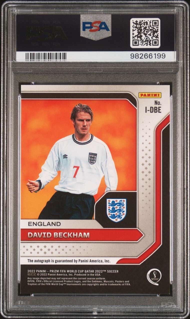 22 Panini Prizm World Cup David Beckham