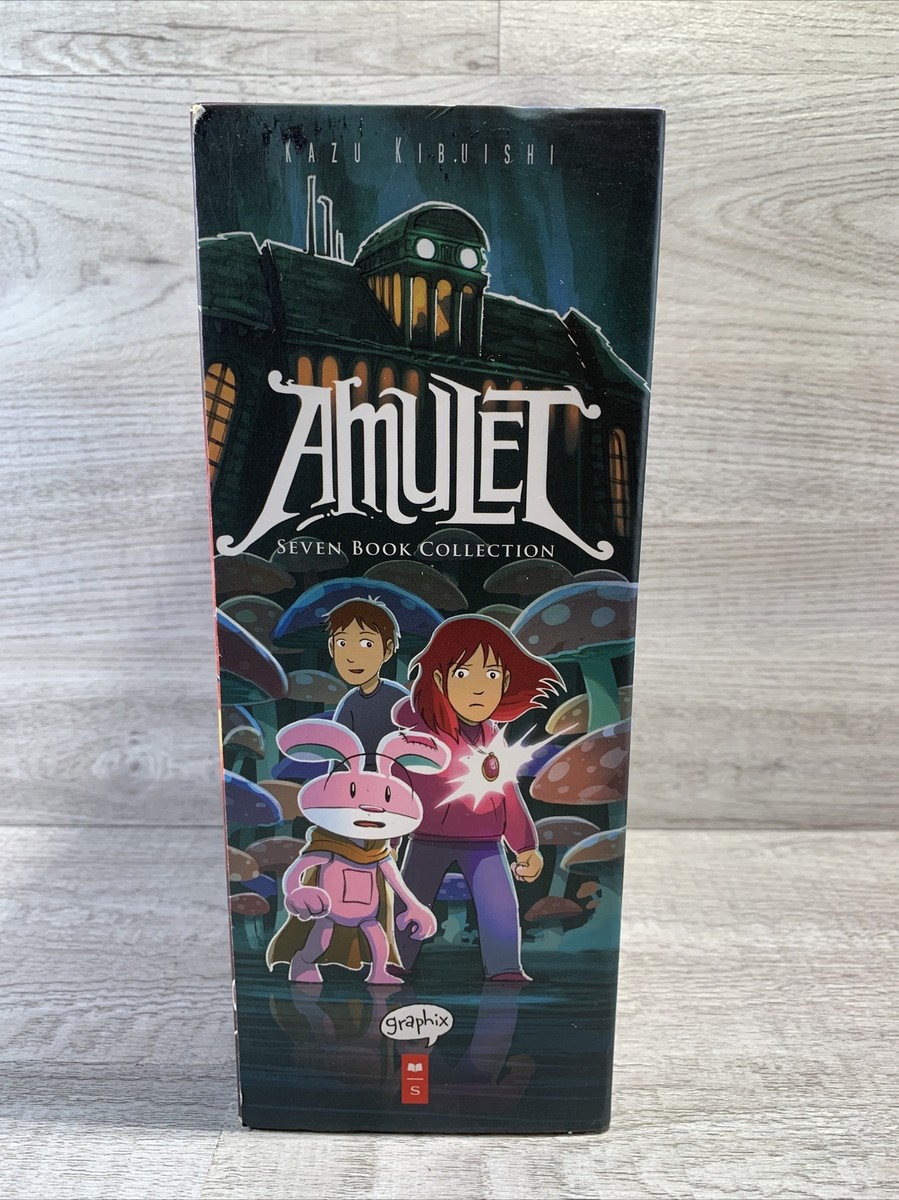 Amulet Box Set: Books #1-7 by Kazu Kibuishi (2016, Trade Paperback