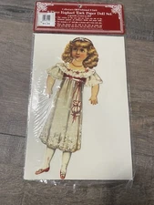 Vintage 1984 Raphael Tuck Paper Doll Set 9 Piece Collectors Old Fashioned 9" NOS