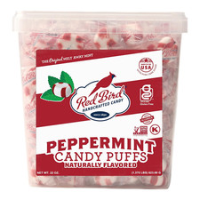 Soft Peppermint Candy, Individually Wrapped, Gluten Free Breath Mints, 52 Oz Tub