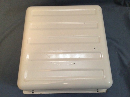 Vtg White Enamelware Pan W/Lid Refrigerator Box Drawer Rectangle 13 x 14 x 4 3/4 - Picture 15 of 22