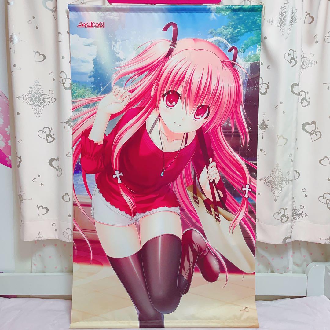 C88 Angel Beats 天使 B2タペストリー 制服 全裸 ロリ 美少女
