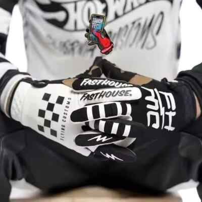 2025 Fasthouse Racing Motocross Gloves Dirt Bike Enduro ATV Offroad MX Gloves