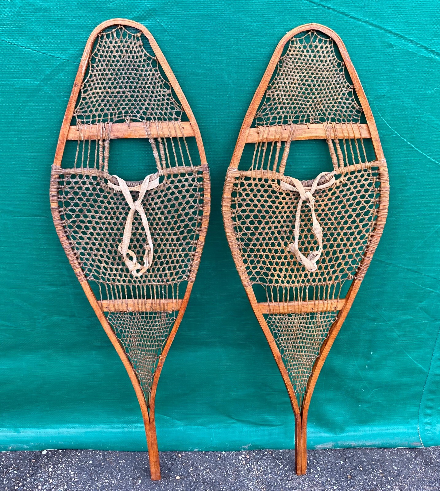 Lovely OLD EARLY SNOWSHOES 42x13 Snow Shoes LK!! eBay