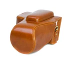 Camera Bag Case for Nikon Coolpix P900S Faux Leather Brown CC1349c