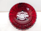 Vintage Royal Ruby Red Serving Berry Bowl 8.5"D Footed-Great Design