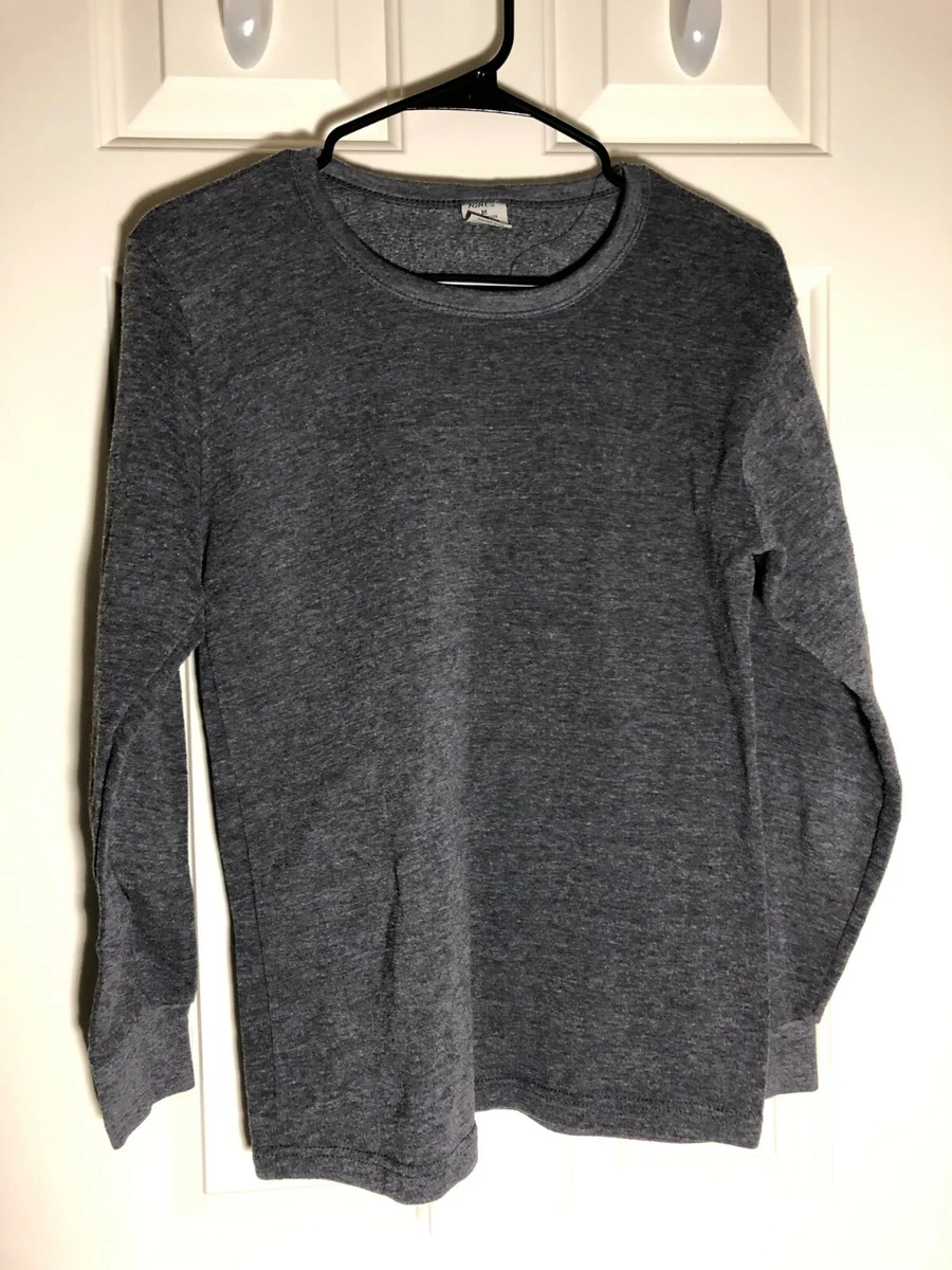 Arizona Jeans Co. Long Sleeve Thermal Shirt Small Dark Gray eBay