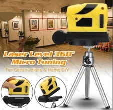 4 in 1 Laser Level Wasserwaage Kreuzlaser Linienlaser Querlinienlaser Stativ