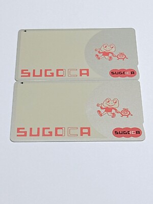 ¥3000 pre-charged SUGOCA prepaid transportation card 2pieces SUICA PASMO