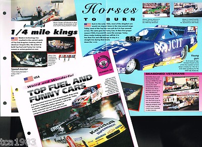 Old RACING CARS BROCHURES Collection: F1, INDY, LeMANS,Formula One 1