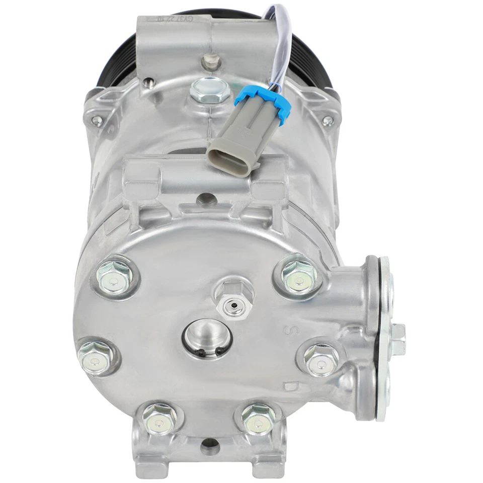 Compressor AC A/C para 1996-98 Chevy Blazer GMC C1500 4.3L 2000-02 Isuzu FVR 7.8L - Imagem 3 de 4