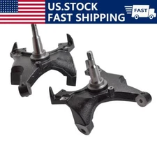 2" Drop Spindles For Chevy Silverado GMC Sierra C1500 2WD 88-98 w/ 1.25" Rotors