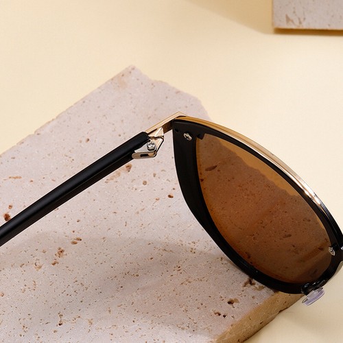 Vintage Retro Polarized Sunglasses Women's Cat Eye Ladies Large Mirrored UV400 - Picture 28 of 32