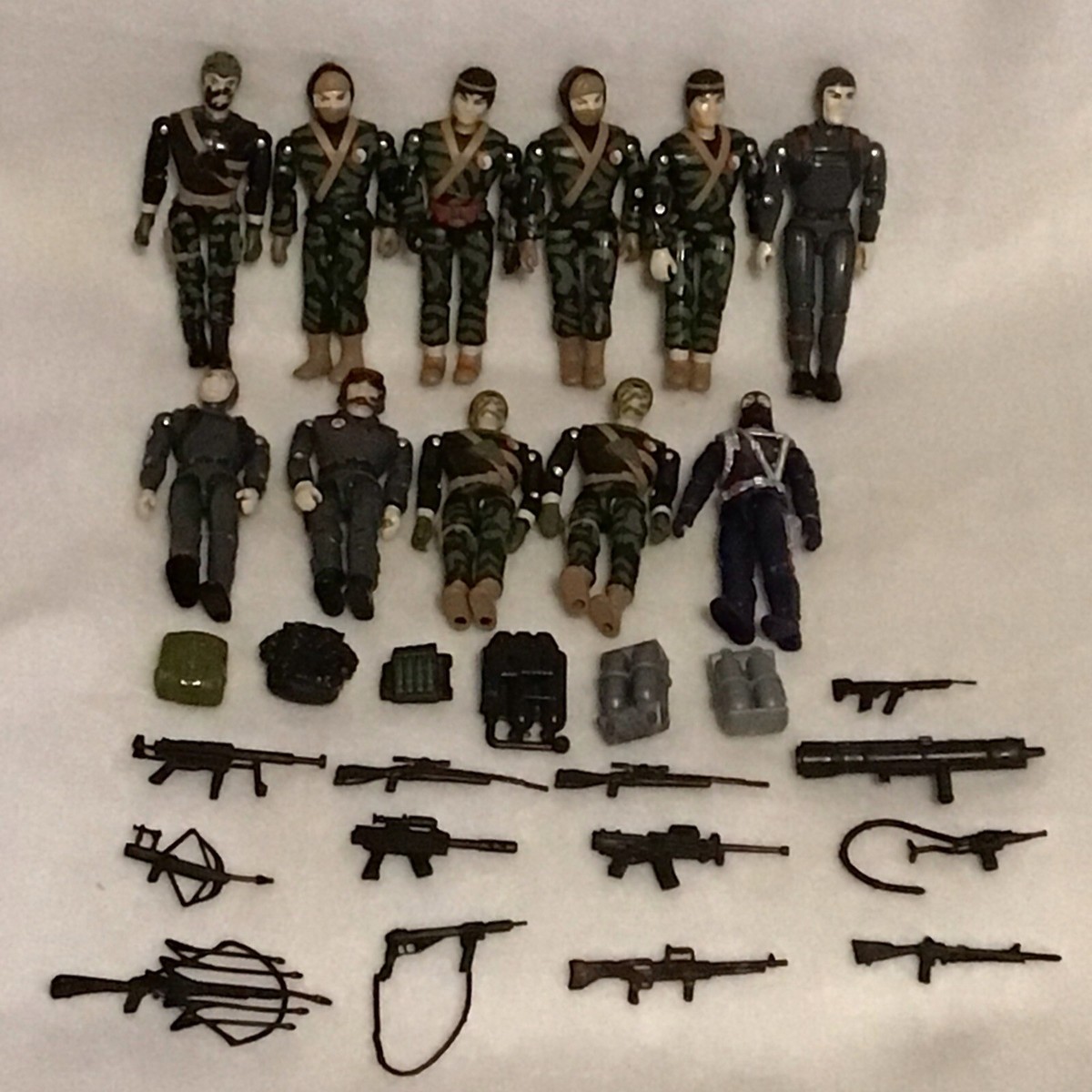 Lot Of 30)Vintage 1986 Lanard The Corps Ninja Action Figures