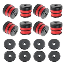 Silicone Body Mount Bushings Kit Fit Ford Super Duty F-250/F-350 Crew Cab 08-16