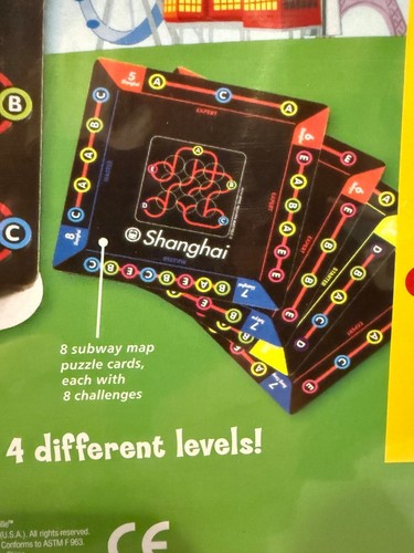 Learning Resources Subways - Twisted Rails Logic Game, Visual Spatial Perception - Picture 9 of 15