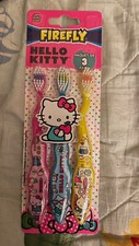 Hello Kitty Firefly 3 Toothbrushes Hello Kitty By Sanrio.